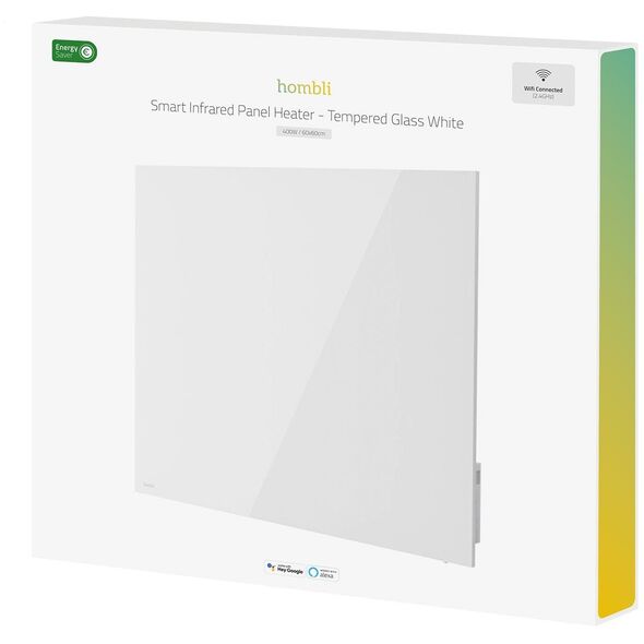 Θερμαντικό Hombli HBIR-0309 Εσωτερικό Λευκό 400 W Ηλεκτρικός θερμαντήρας υπερύθρων