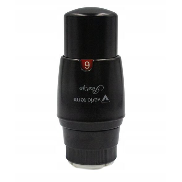 Vario Term θερμοστατική κεφαλή Prestige GS.04-124C click RA-N μαύρο ματ 000M638A124