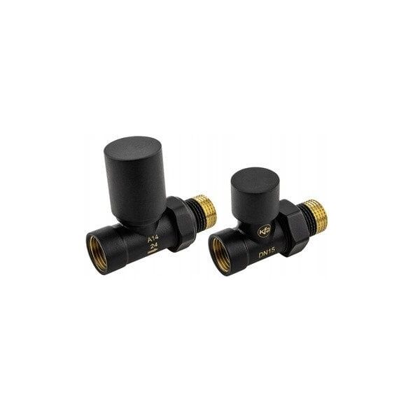 Σετ καλοριφέρ KFA Komfort PRO, ευθύ, μαύρο 758-030-81-BL