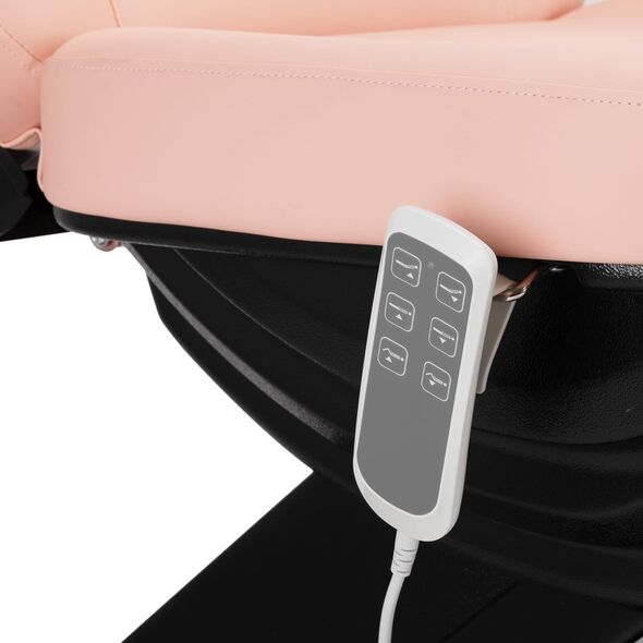 Activeshop Elektryczny fotel kosmetyczny SILLON CLASSIC 3 silniki różowo czarny