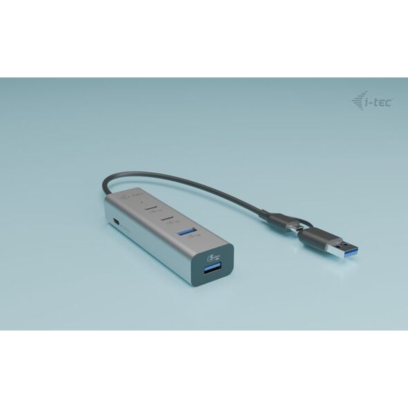 i-tec Universal Charging Metal HUB 2x USB-C + 2x USB-A Port, PD 85W
