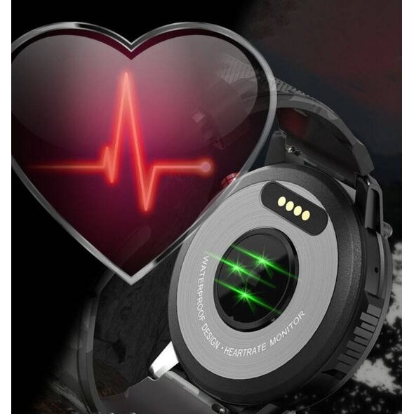 Smartwatch Rubicon RNCF08 Black Czarno-brązowy