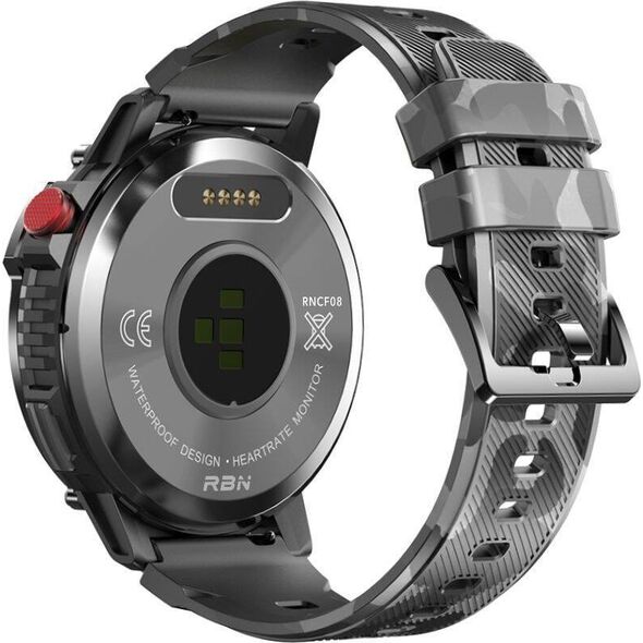 Smartwatch Rubicon RNCF08 Black Czarno-brązowy