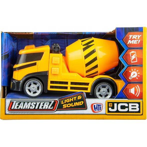 Teamsterz JCB Cement mixer car with light & sound, small