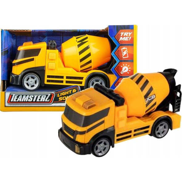Teamsterz JCB Cement mixer car with light & sound, small