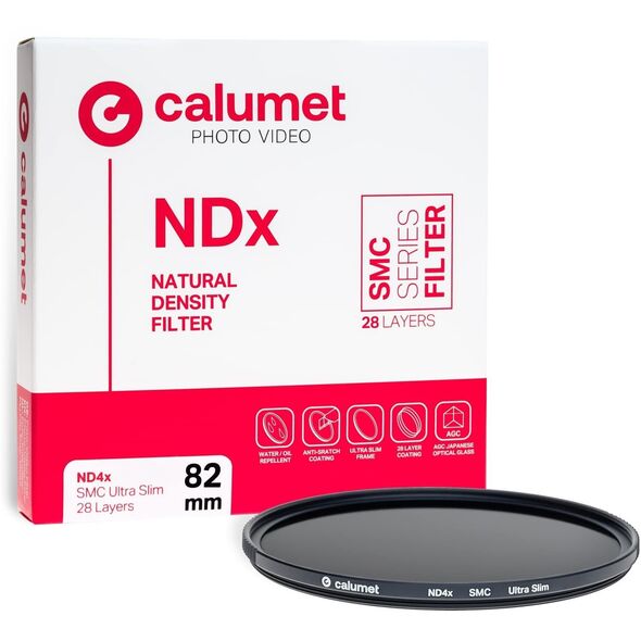 Φίλτρο Calumet Calumet Φίλτρο ND4x SMC 82 mm Ultra Slim 28 Στρώσεις