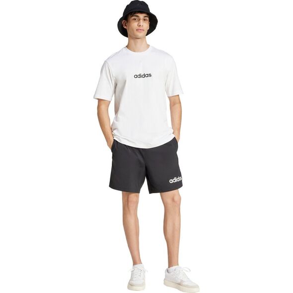 Koszulka męska adidas Essentials Linear Single biała JE9000 XL
