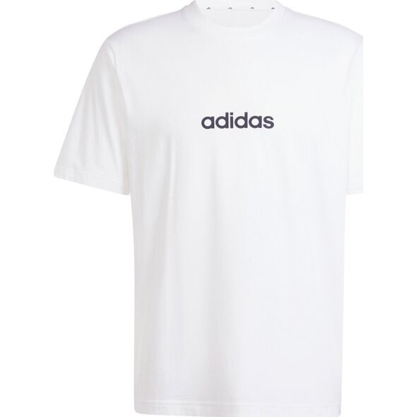 Koszulka męska adidas Essentials Linear Single biała JE9000 M