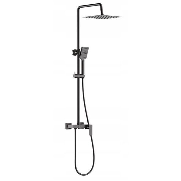 Valvex zestaw natryskowy z baterią natryskową ARS, gun metal 2420190