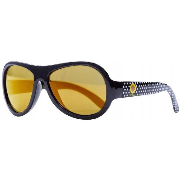 SHADEZ Designer Polka Sunflower Black Junior children's sunglasses 3-7 years SHZ 49