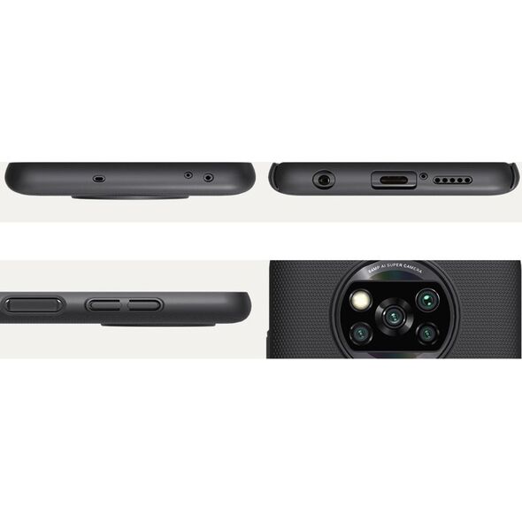 Nillkin Etui Nillkin Frosted do Xiaomi Poco X3 NFC (Niebieskie) uniwersalny