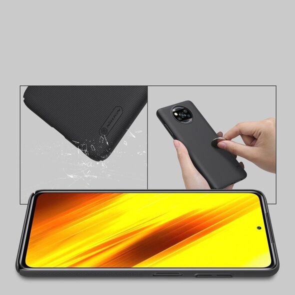 Nillkin Etui Nillkin Frosted do Xiaomi Poco X3 NFC (Niebieskie) uniwersalny