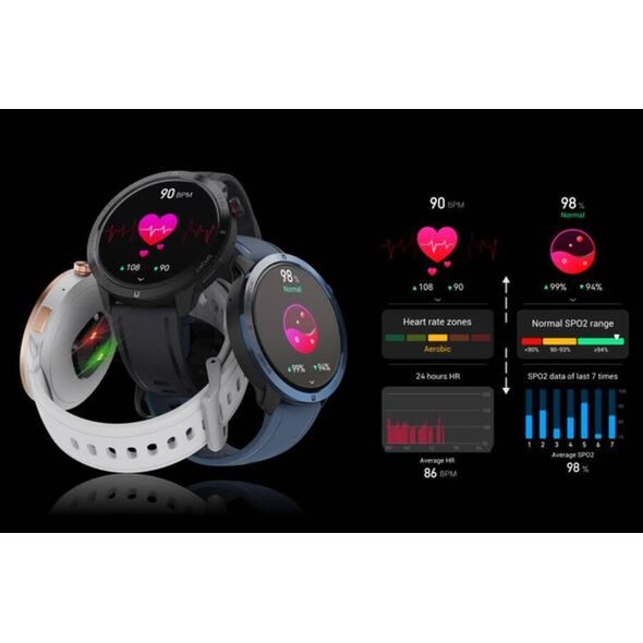 Smartwatch Rubicon RNCF14 Szary