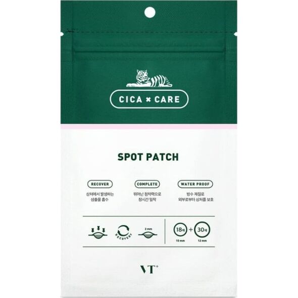 Vt cosmetics VT Cosmetics Spot Patch Plasterki na wypryski z Centella Asiatica - 48 sztuk