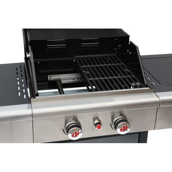 Landmann Grill ogrodowy gazowy Triton 2.1 PTS ruszt żeliwny grafitowy (12918) 10kW