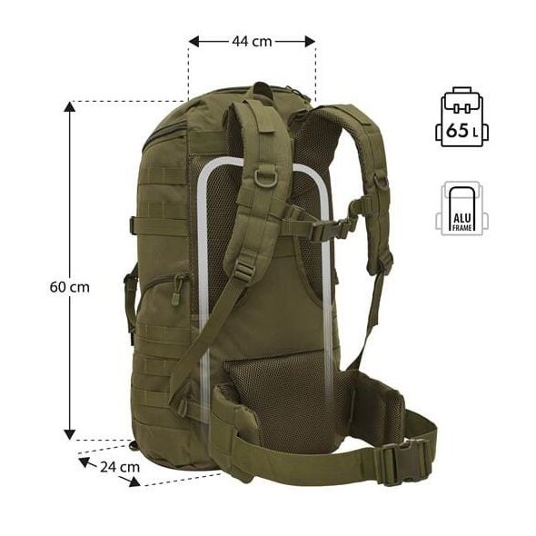 NC3903 PLECAK TAKTYCZNY MAVERICK ZIELONY 65L NILS CAMP