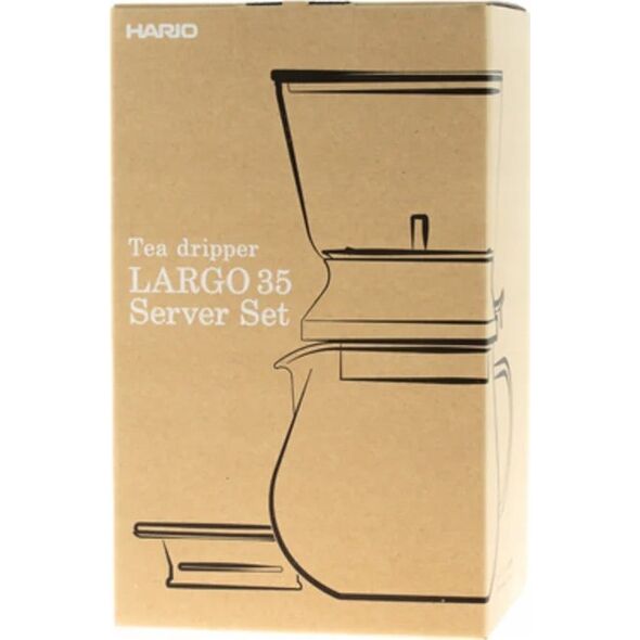 Hario Hario Largo 35 Tea Dripper Server Set - Zaparzacz do herbaty z dzbankiem