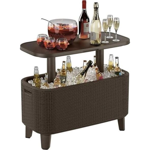 Keter KETER Stół ogrodowy Bevy Bar Cool brązowy rattan