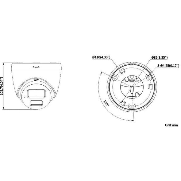 KAMERA IP HIKVISION DS-2CD1343G2-LIUF/SL 2.8mm PL