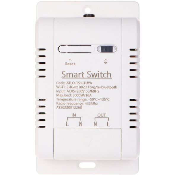 INTELIGENTNY PRZEŁĄCZNIK Z POMIAREM TEMPERATURY ATLO-TS1-TUYA Wi-Fi, Tuya Smart