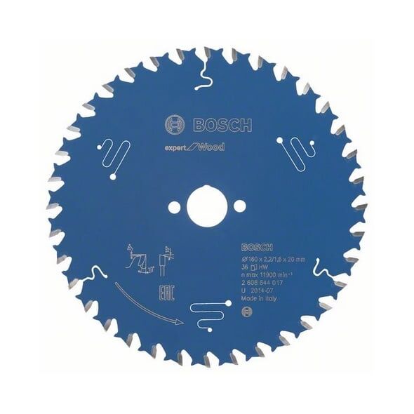 Bosch Tarcza pilarska Expert for Wood 160 x 20mm 36z (2608644017)