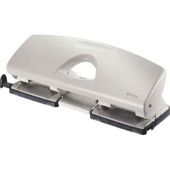 Dziurkacz Leitz Leitz Dziurkacz 4-otworowy, 1,6 mm, szary