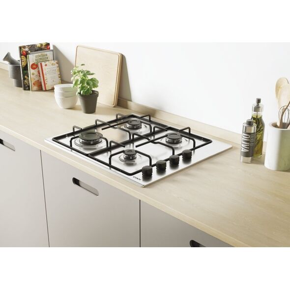 Candy Smart CHW6LBX/4U Ανοξείδωτο ατσάλι Ενσωματωμένο 60 cm Αέριο 4 ζώνες