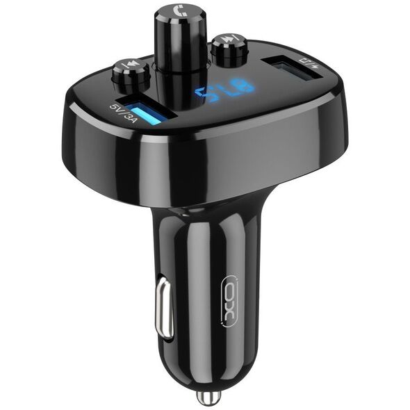 XO transmitter FM BCC02 Bluetooth MP3 car charger 15W black