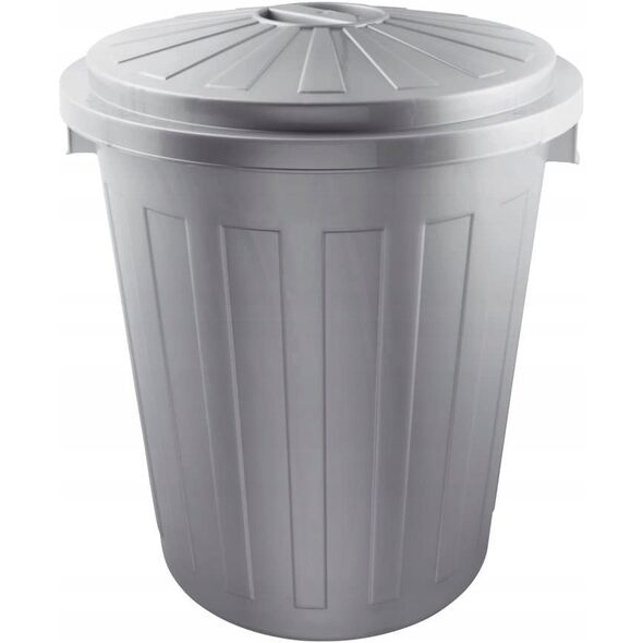 Waste bin Mats 50L Maxi O50x55cm silver 4001515214957