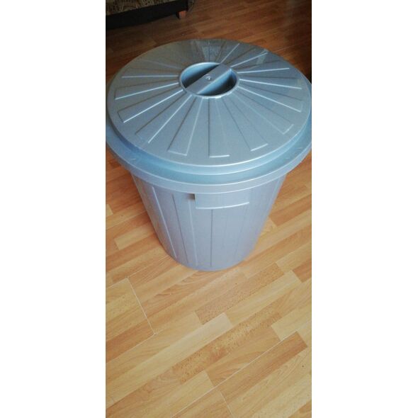 Waste bin Mats 50L Maxi O50x55cm silver 4001515214957
