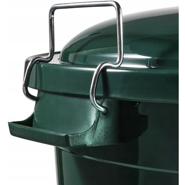 Waste bin Mega 70L Hugo O55x60 5cm dark green 4001515219631