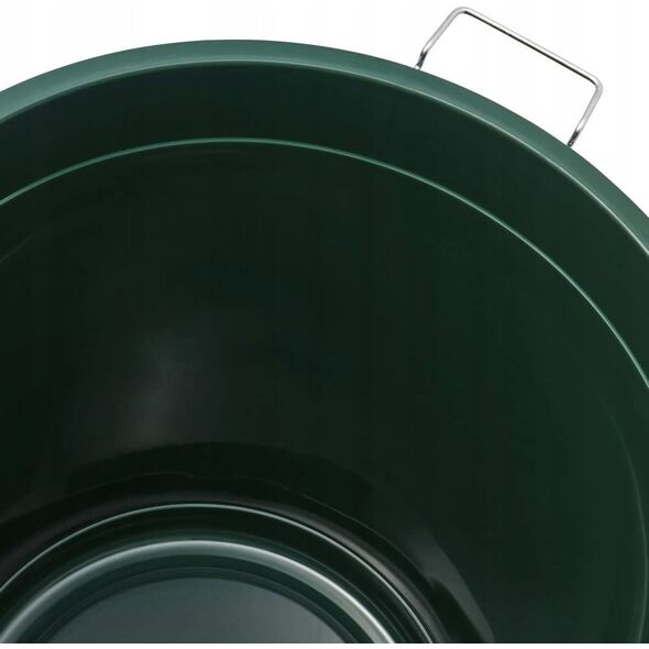 Waste bin Mega 70L Hugo O55x60 5cm dark green 4001515219631