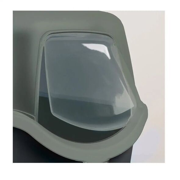 Poop toilet Cathy 56x40x40cm grey/green 8003507986756