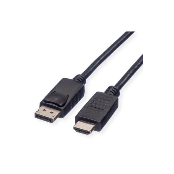 ROLINE RM Καλώδιο DisplayPort, DP - HDTV, M/M, μαύρο, 1 m
