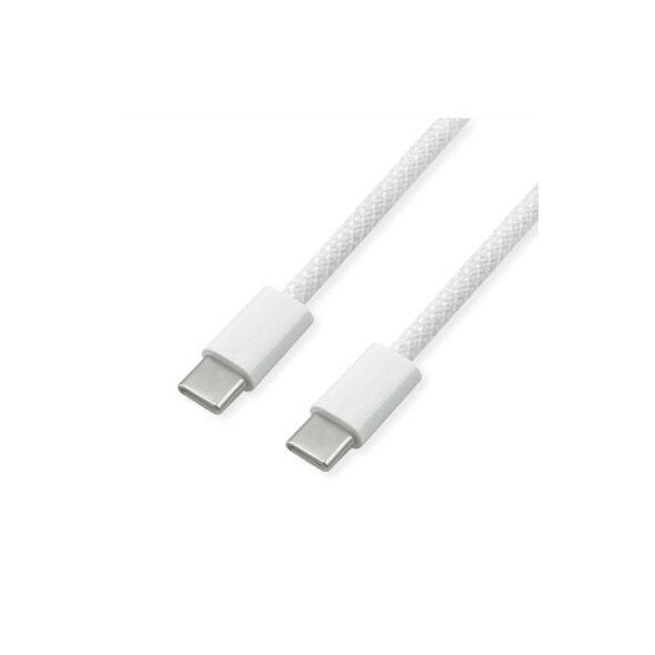 Καλώδιο USB 2.0, C-C, M/M, 60W, λευκό, 3 m