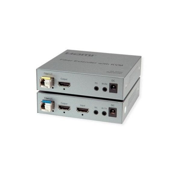 Επέκταση KVM ROLINE μέσω οπτικής ίνας, HDMI 4K, USB, 20 χλμ