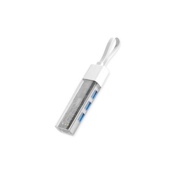 Συγκεντρωτής ROLINE USB 3.2 Gen 1, 4 θύρες, καλώδιο σύνδεσης κεντρικού υπολογιστή τύπου A+C