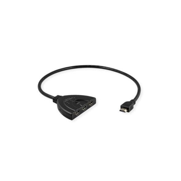 Μεταγωγέας VALUE HDMI, 3x1, 4K60Hz