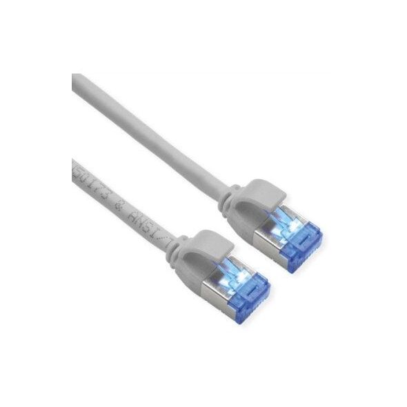 ROLINE Καλώδιο Σύνδεσης S/FTP Cat.6A / Class EA, LSOH, Slim PoE, γκρι, 7 μ