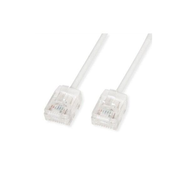 ROLINE UTP Data Center Patch Cord Cat.6A (Class EA), LSOH, Slim, Ultra Short Connector, λευκό, 2 μ