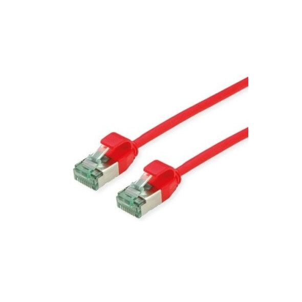ROLINE RM U/FTP DataCenter Patch Cord Cat.6A (Class EA), λεπτό, κόκκινο, 5 m