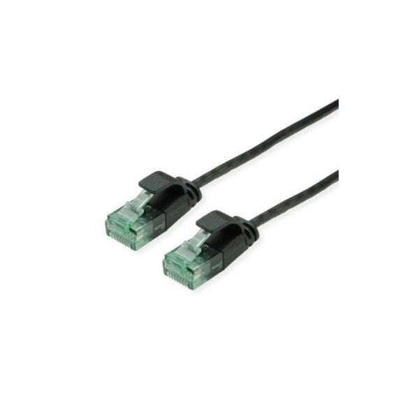 ROLINE RM UTP Data Center Patch Cord Cat.6A (Class EA), λεπτό, μαύρο, 5 μ