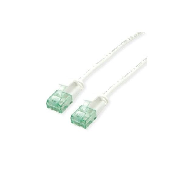 ROLINE RM UTP Data Center Patch Cord Cat.6A (Class EA), λεπτός, λευκός, 2 μ