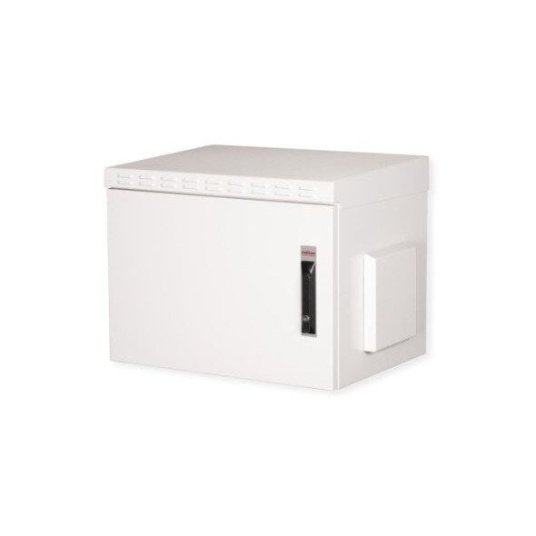 ROLINE 19-ιντσών επιτοίχια θήκη Pro 7 U, 600x450 WxD IP55 γκρι εξωτερική