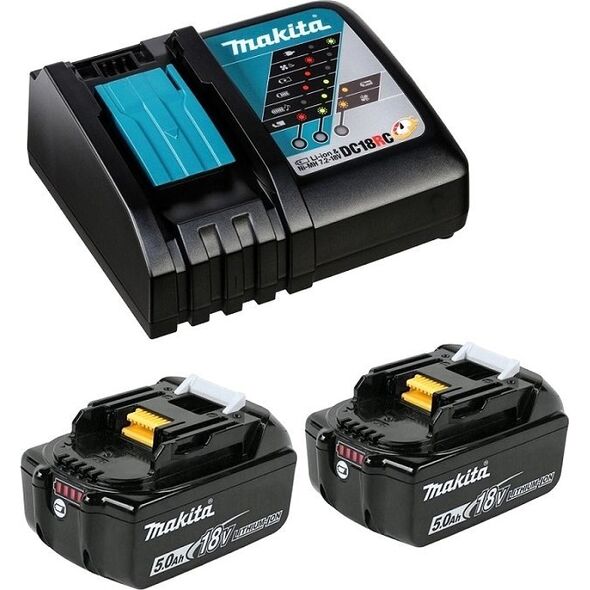 Młotowiertarka Makita Makita cordless hammer drill DHR171RAJ, 18 Volt - blue / black, MAKPAC, 2x Li-ion battery 2,0Ah - DHR171RAJ