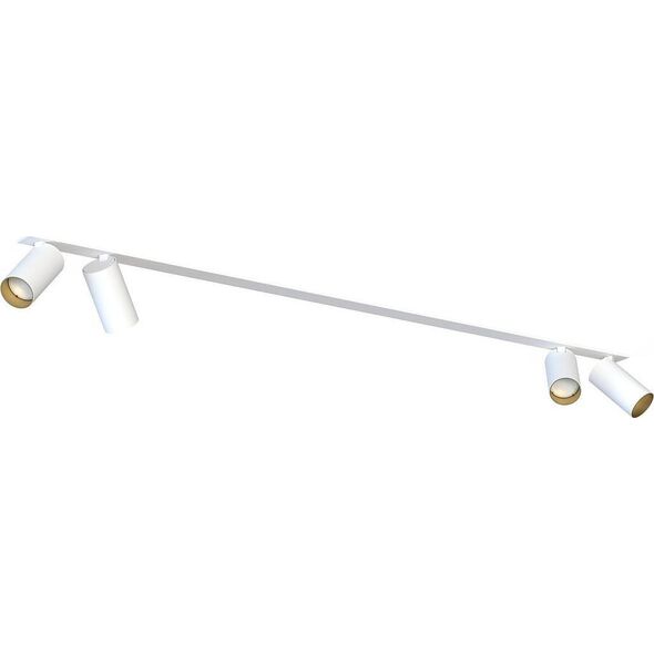 Lampa sufitowa Nowodvorski Natynkowa lampa kierunkowa Mono 7686 sypialniana nad łóżko biała