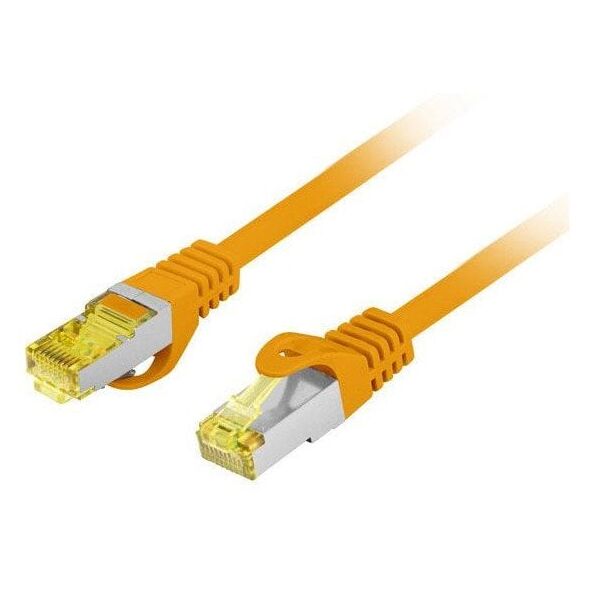 PATCHCORD ΚΑΤ.6A S/FTP LSZH CU 20M ΠΟΡΤΟΚΑΛΙ FLUKE PASSED LANBERG