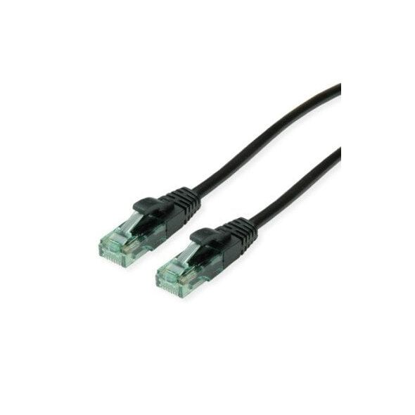 ROLINE RM UTP Patch Cord Cat.6A, czarny, 0,5 m