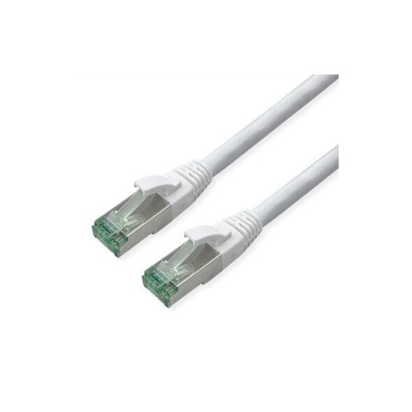ROLINE RM S/FTP (PiMF) Patch Cord Cat.6A, biały, 1 m
