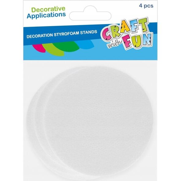 Craft with Fun OZDOBA DEK STYROP PODSTAWKA 15CM/4SZT CF 6/24